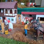 FOTO: Před zámkem je k vidění Fialův mechanický betlém