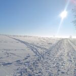 Lyžařská stopa pod Jankovým kopcem