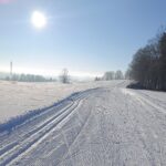 Lyžařská stopa pod Jankovým kopcem