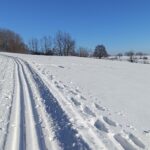 Lyžařská stopa pod Jankovým kopcem