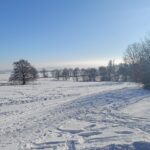 Lyžařská stopa pod Jankovým kopcem