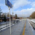 Zrekonstruované vlakové nádraží v Kunčicích nad Labem