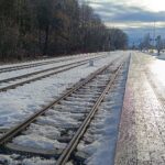 Zrekonstruované vlakové nádraží v Kunčicích nad Labem