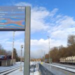 Zrekonstruované vlakové nádraží v Kunčicích nad Labem