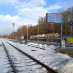 Zrekonstruované vlakové nádraží v Kunčicích nad Labem