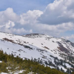 Frézování cesty na Luční boudu