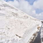 Frézování cesty na Luční boudu