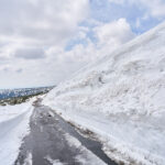 Frézování cesty na Luční boudu