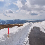 Frézování cesty na Luční boudu