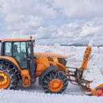 Frézování cesty na Luční boudu