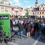 Premiér Petr Fiala ve Vrchlabí