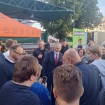 Premiér Petr Fiala ve Vrchlabí